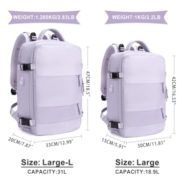 coowoz Waterproof Travel Backpack for All Adventures