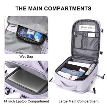 coowoz Waterproof Travel Backpack for All Adventures