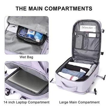 coowoz Waterproof Travel Backpack for All Adventures