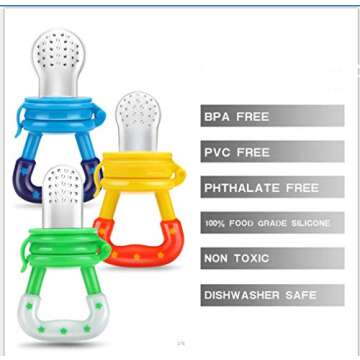 PandaEar Baby Fresh Fruit Food Feeder for SAFE Eating