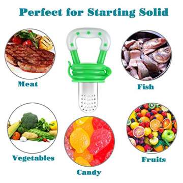 PandaEar Baby Fresh Fruit Food Feeder for SAFE Eating