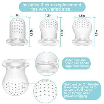 PandaEar Baby Fresh Fruit Food Feeder for SAFE Eating