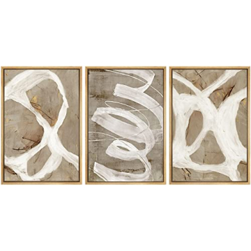 Serene SIGNWIN Framed Canvas Art Set for Elegant Spaces