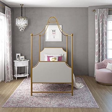 Elegant Little Seeds Monarch Hill Canopy Bed in Gold