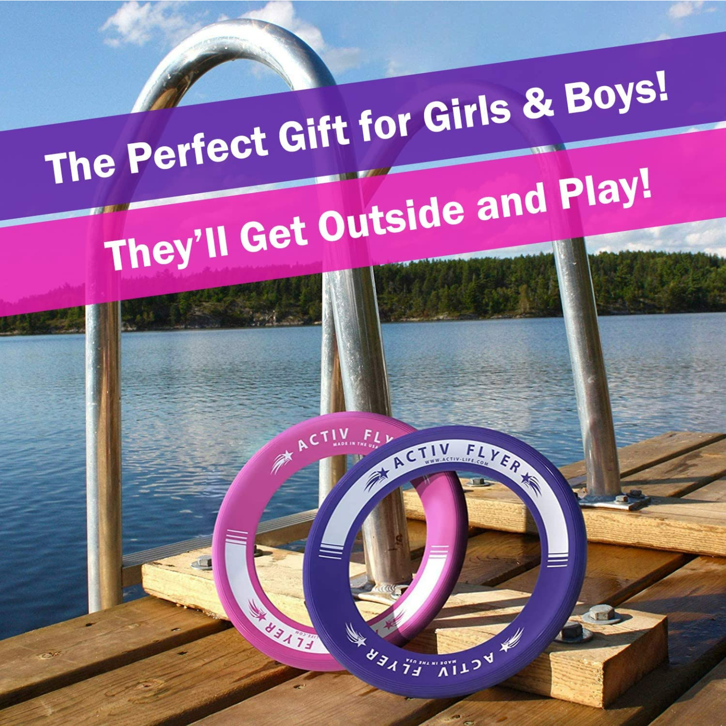 Activ Life Flying Rings for Kids - Outdoor Fun