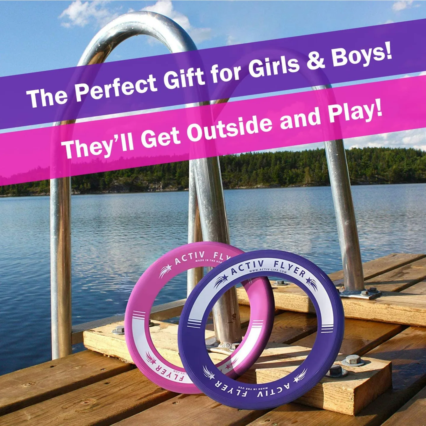 Activ Life Flying Rings for Kids - Outdoor Fun