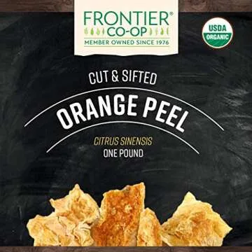 Frontier Co-op Organic Bulk Dried Orange Peel - 1 lb