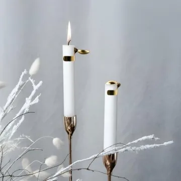 OLEEK Gold Candle Extinguisher Snuffer Set - 2Pcs