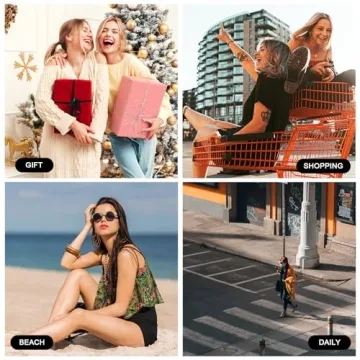 OWGSEE Straw Beach Bag for Women Summer Woven Tote Bag Packable Straw Purses and Handbags for Vacation Holiday (M-Yellow)