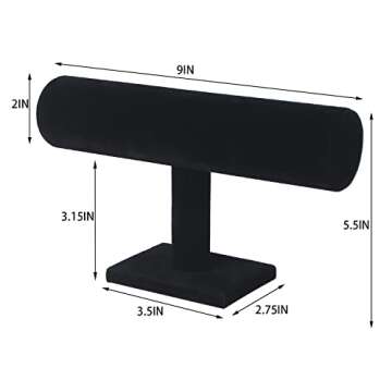 Coward Velvet Bracelet Holder Organizer for Jewelry Display