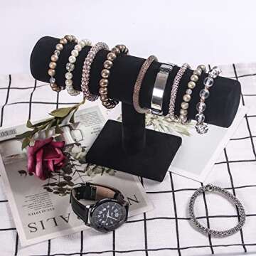 Elegant Velvet Bracelet Holder Organizer for Accessories Display