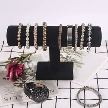 Elegant Velvet Bracelet Holder Organizer for Accessories Display