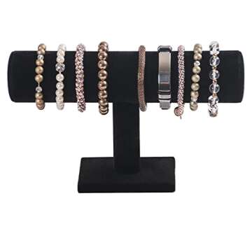 Elegant Velvet Bracelet Holder Organizer for Accessories Display