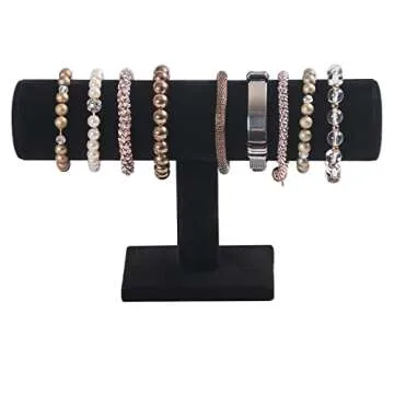 Elegant Velvet Bracelet Holder Organizer for Accessories Display