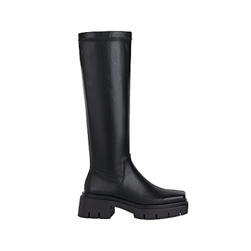 Vivianly Women's Chunky Heel Knee-High Boots for Style