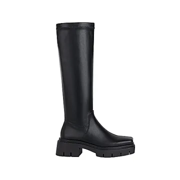 Vivianly Women's Chunky Heel Knee-High Boots for Style