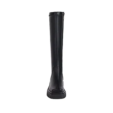 Vivianly Women's Chunky Heel Knee-High Boots for Style