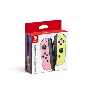 Nintendo Joy-Con Pastel Pink Yellow HD Rumble Ergonomic
