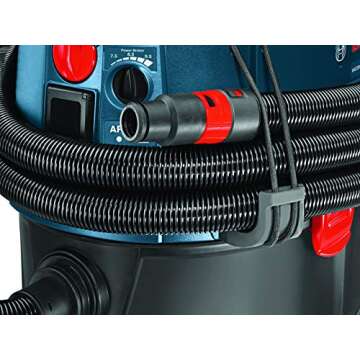 BOSCH VAC090AH Portable 9 Gallon Dust Extractor with Auto Filter Clean and HEPA Filter