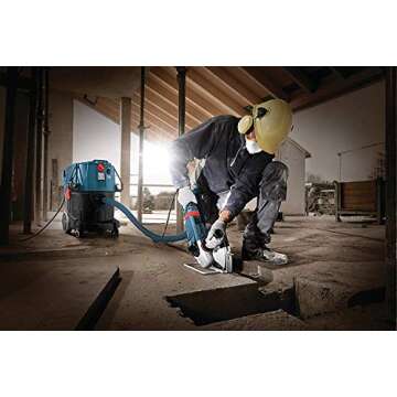 BOSCH VAC090AH Portable 9 Gallon Dust Extractor with Auto Filter Clean and HEPA Filter