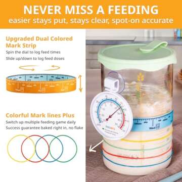 Complete 14-in-1 Sourdough Starter Kit for Everyone