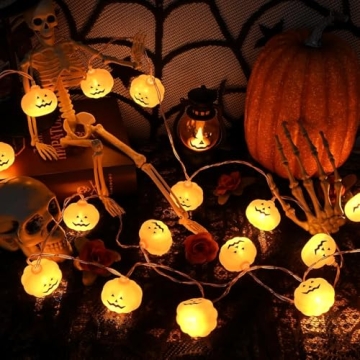 Pumpkin Halloween Lights - 9.8 Ft LED String Lights