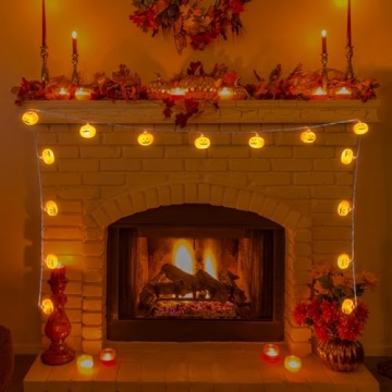 Pumpkin Halloween Lights - 9.8 Ft LED String Lights