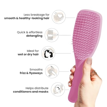 Tangle Teezer Ultimate Detangler Hairbrush for Wet & Dry Hair