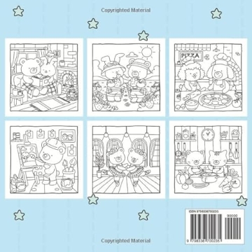 Hygge Days: Adorable Animal Coloring Book for Kids