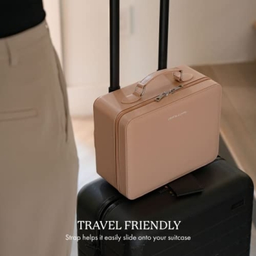 Vanity Planet Baia Makeup Case LED Mirror Organizer