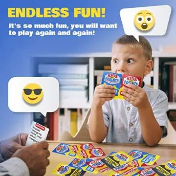 Kids VS Parents - Family Game for Kids 4-12 | Games for Family Game Night | Fun Kids Card Games with 200 Conversation Starter Cards for 10-90 Minutes Play Time