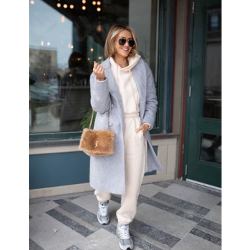 Warm Flygo Womens Fleece Sweatsuit - Trendy & Cozy Outfit Set