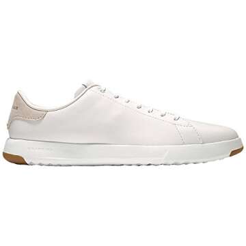 Cole Haan Men's Grandpro Tennis Oxford, White, 10 M US
