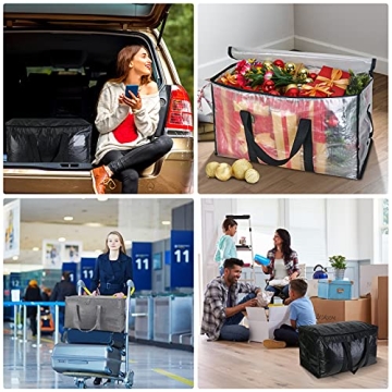 BALEINE 6-Pack Oversized Moving Bags for Efficient Storage Solutions