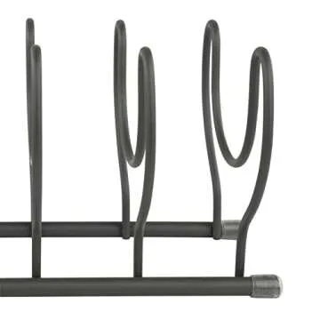 Spectrum Diversified Euro Kitchen Lid Organizer for Plates, Cutting Boards Bakeware, Cooling Racks, Pots & Pans, Serving Trays, and Reusable Containers, Industrial Gray, Model:28676