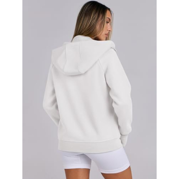 ANRABESS Zip Up Women's Hoodie - Stylish & Comfortable