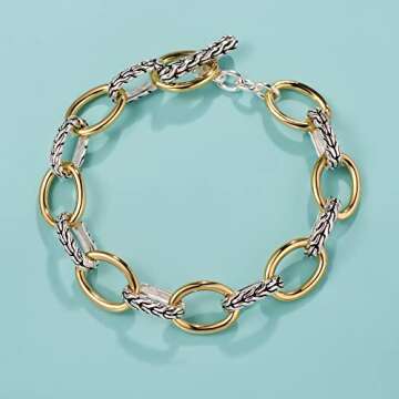 UNY JEWEL Jewelry Make a Statement with Foxtail Link Chain Bracelet Designer Brand Inspired Women Va...