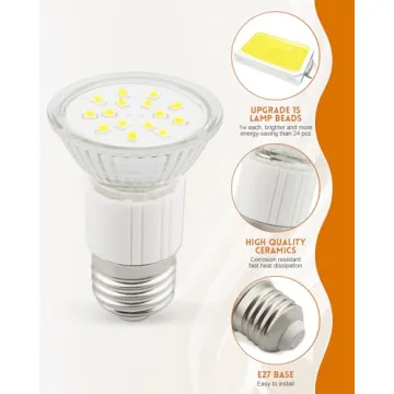 Range Hood Light Bulbs for Zephyr & Dacor - 2 Pack