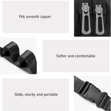 ZORFIN Fanny Packs: Crossbody Belt Bag for Active Lifestyles