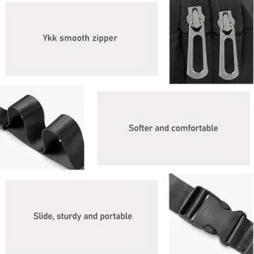 ZORFIN Fanny Packs: Crossbody Belt Bag for Active Lifestyles