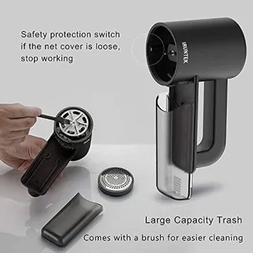 iRUNTEK Rechargeable Fabric Shaver LED Display 3 Speeds