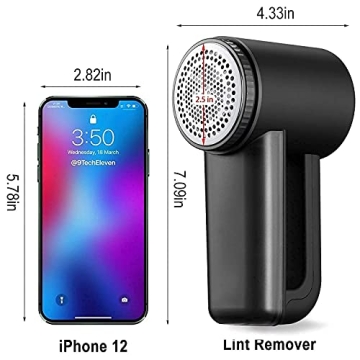 iRUNTEK Rechargeable Fabric Shaver LED Display 3 Speeds
