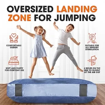 Cheer Collection Crash Pad for Kids - Safe Sensory Fun