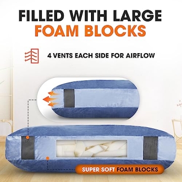 Cheer Collection Crash Pad for Kids - Safe Sensory Fun