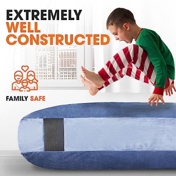 Cheer Collection Crash Pad for Kids - Safe Sensory Fun