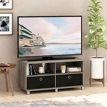 Furinno Andrey Entertainment Center - Affordable Style & Storage