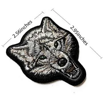 EHOPE Wolf Embroidered Patch for Tactical Gear and DIY