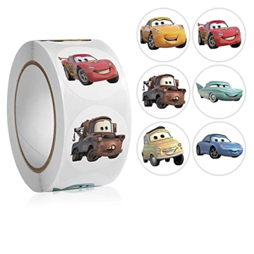 Cars Movie Stickers for Kids 500pcs Race Car Birthday Party Supplies Decorations Party Favor Supply ...