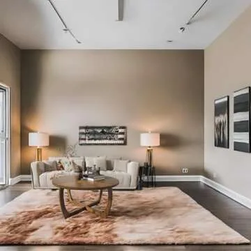 Round Wood Coffee Table, Solid Hardwood Coffee Tables for Living Room, Mid Century Modern Coffee-Table with Criss-Cross Wood Legs, 33.5"D x 17.7"H, Designed Home Furniture, Easy Assembly, Center Table