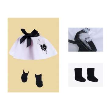 YAMASO Sleeping Bag Santa Clothes Christmas Accessory for Doll (Doll is not Included)